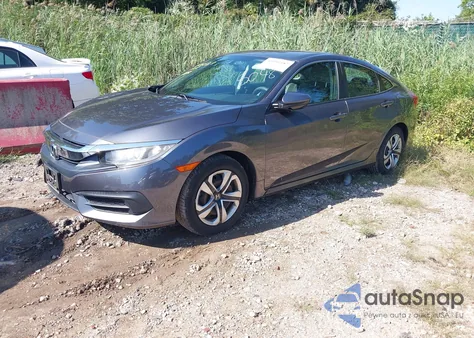 2017 Honda Civic Lx из США, поврежденный, VIN 2HGFC2F5XHH545048